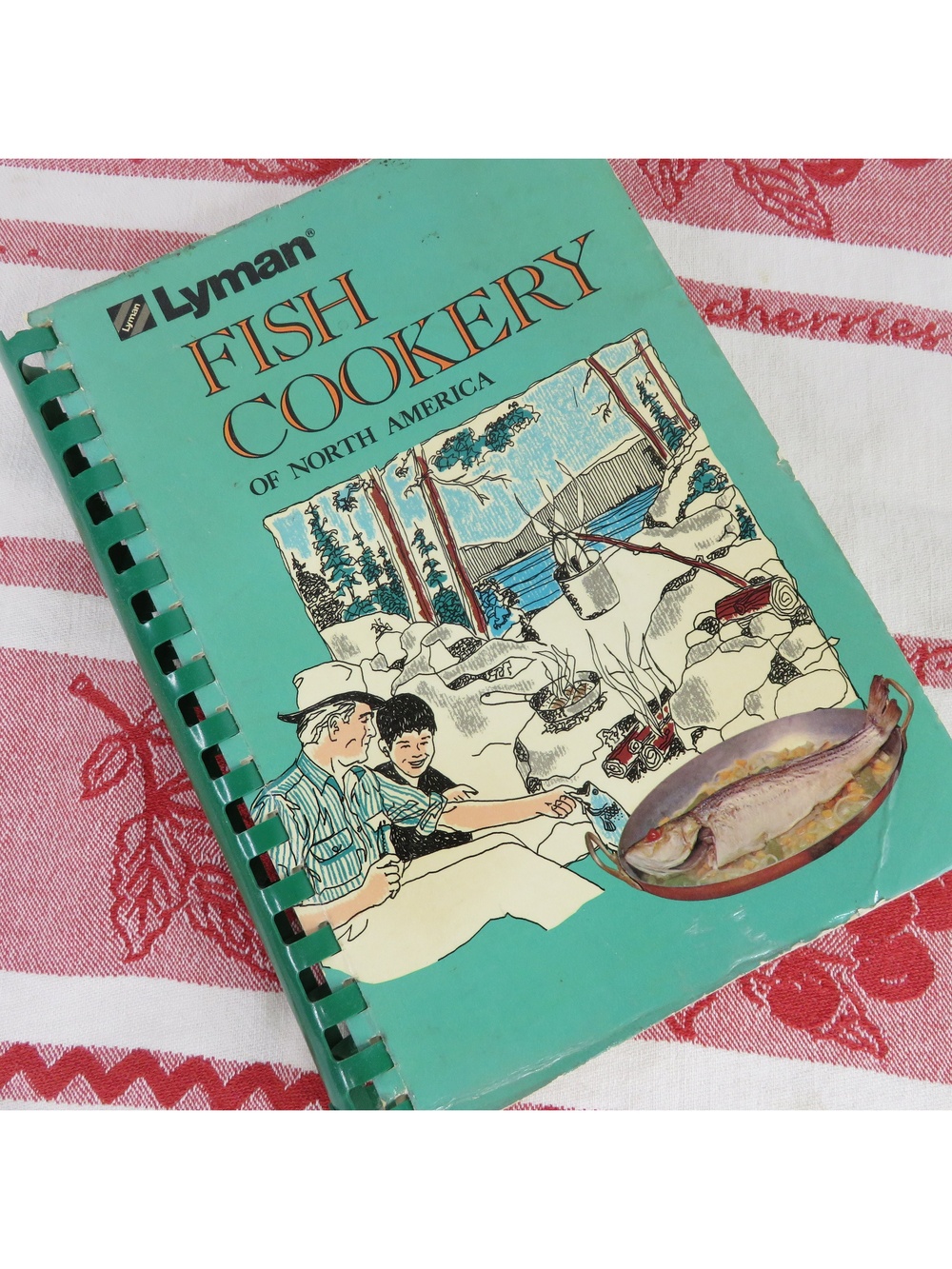 Lyman Fish Cookery of North America Cookbook 1974 with Cleaning Packing Freezing